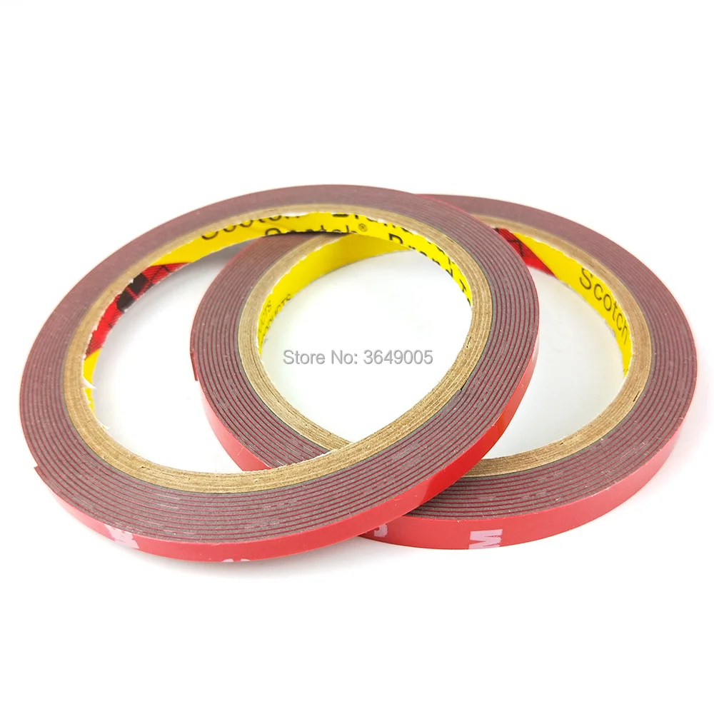 

( 2 pieces/lot) 5MMx3M Automotive Car Tape 3M 4229 Double Sided Adhesive Acrylic Foam Tape Car Exterior Tape