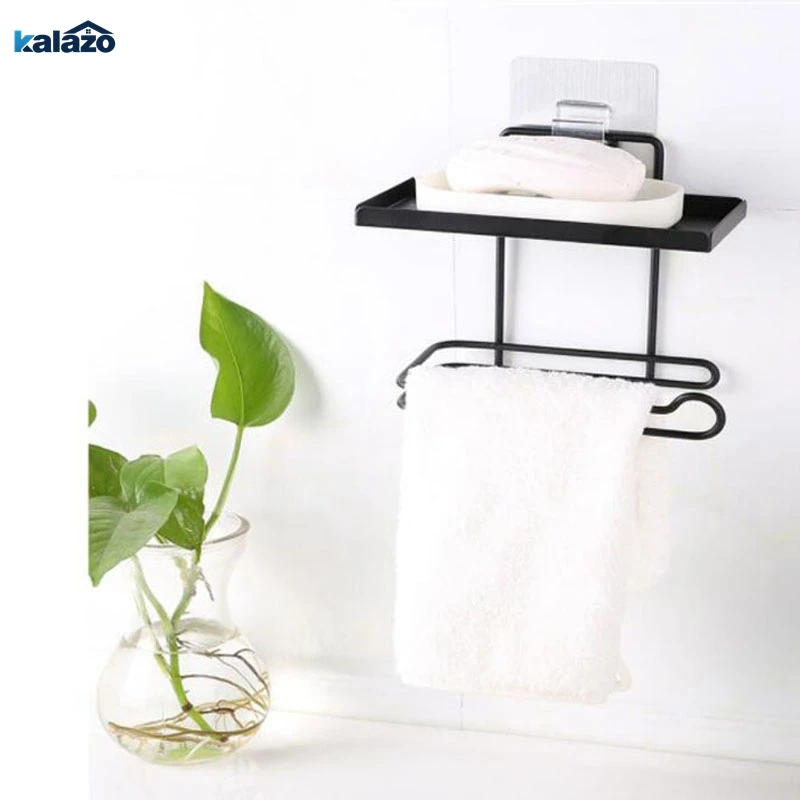 

iron double partition paper roll holder Bathroom toilet Mobile Phone paper towel holder kitchen storage rack