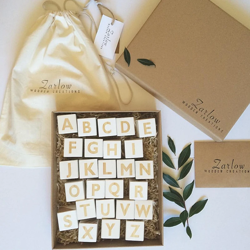 

INS Nordic style home decoration solid wood digital box personality baby teaching props toys desktop ornaments crafts