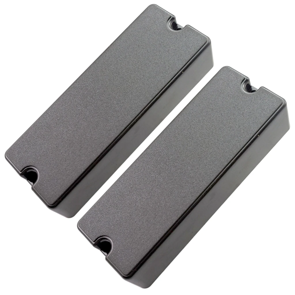 2x уплотнение Humbucker Пикап КРЫШКА 2 отверстия для 5 струнной электрической Замена