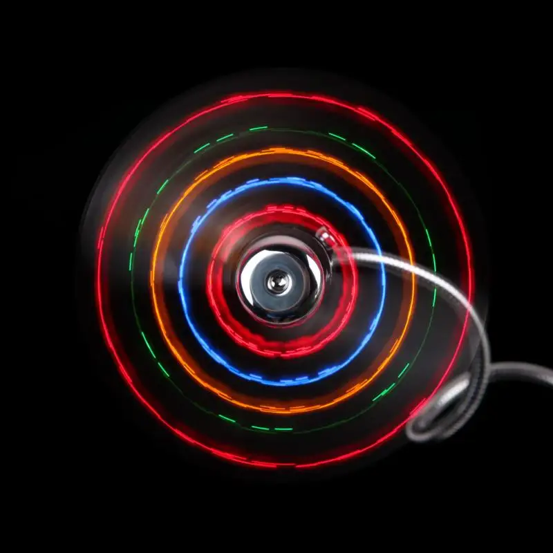 Гибкий usb led вентилятор красочный веер гаджет Прохладный Desktop Красочный мини USB