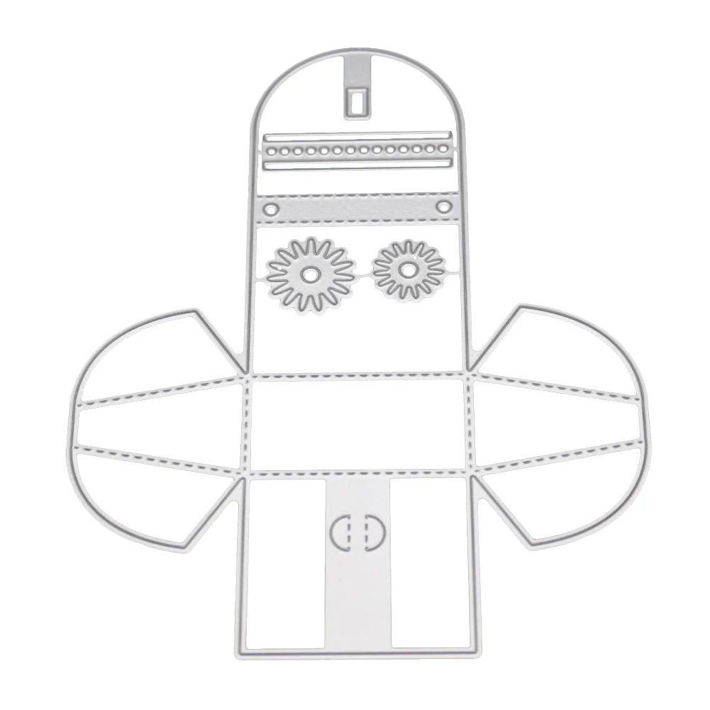 Сумка Tote металлические режущие штампы DIY Скрапбукинг тиснение бумажный трафарет