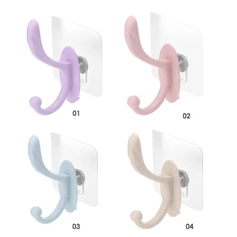 Wall-mounted Coat Bag Clothes Caps Hook Hangers Wall Hanging Organizer | Дом и сад