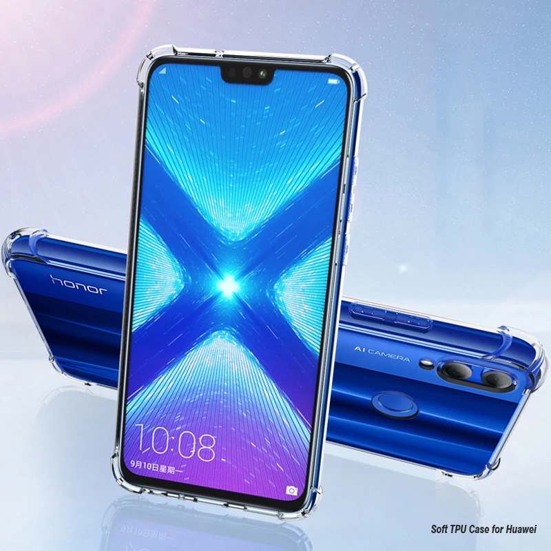 Мягкий ТПУ чехол huawei P10 Plus Lite для Honor 9 9i 9N mate 10 Pro Чехол воздушная подушка