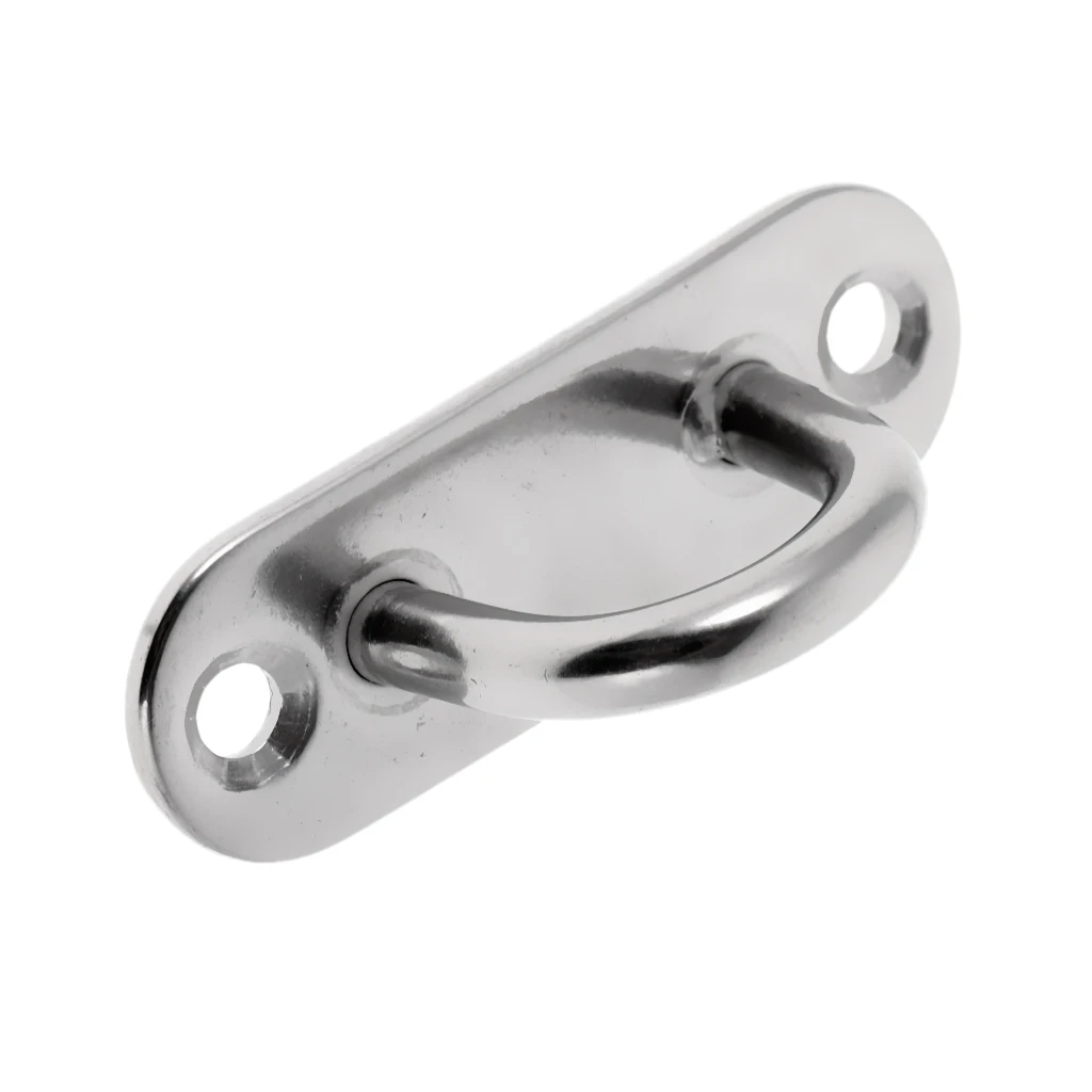 304 Marine Grade Stainless Steel Oblong Pad Eye Plate Stape Boat Deck | Спорт и развлечения