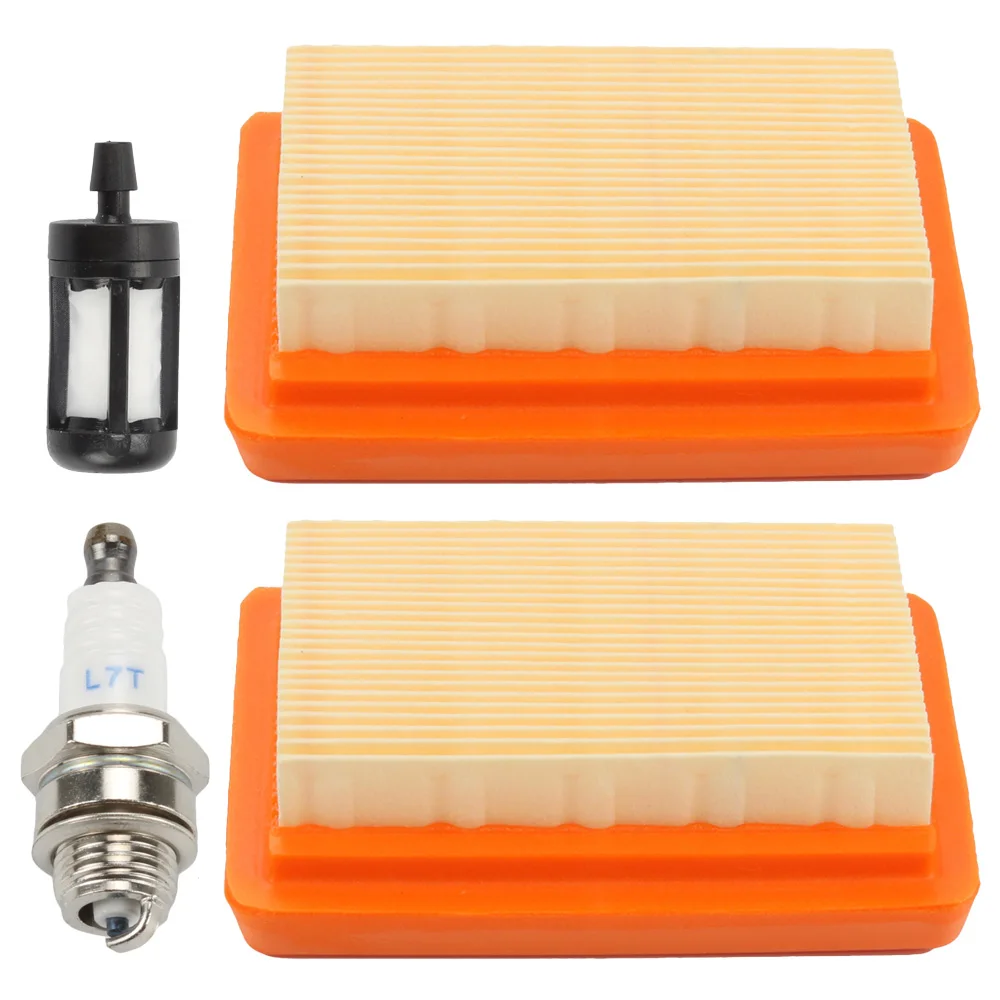 Новый 2 шт./компл. воздушный фильтр + свечей зажигания для FS120 FS200 FS250 FS300 FS350 #4134 141 0300