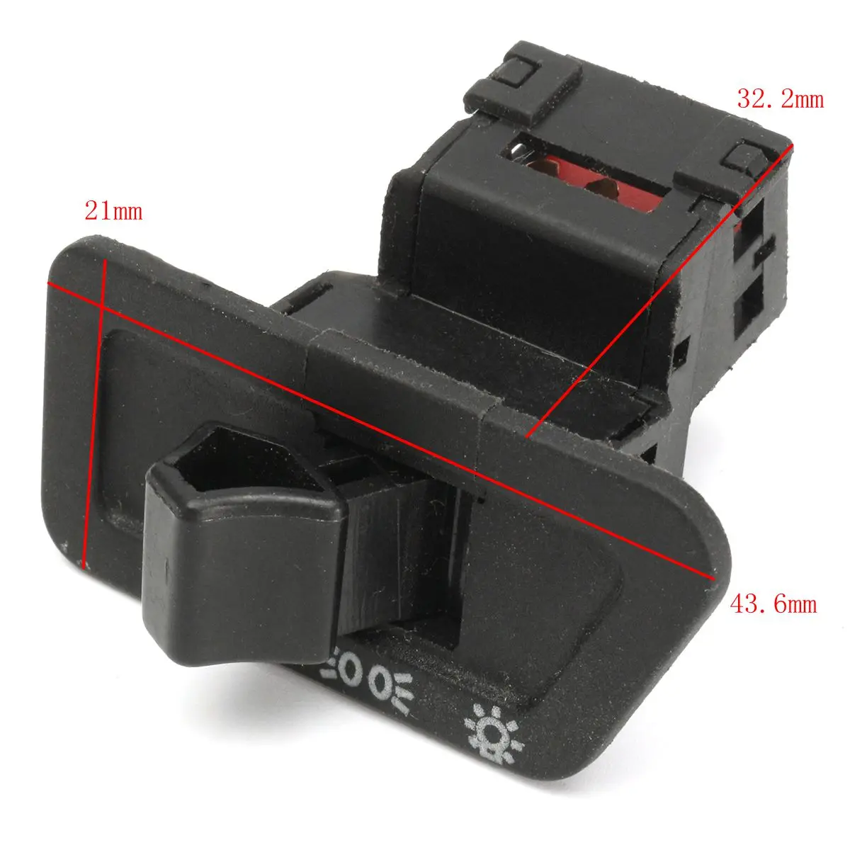 6pcs Motorcycle Head Light Horn Dimmer Turn Singal Starter Switches Button For Gy6 50cc 125cc 150cc Moped Scooter | Автомобили и