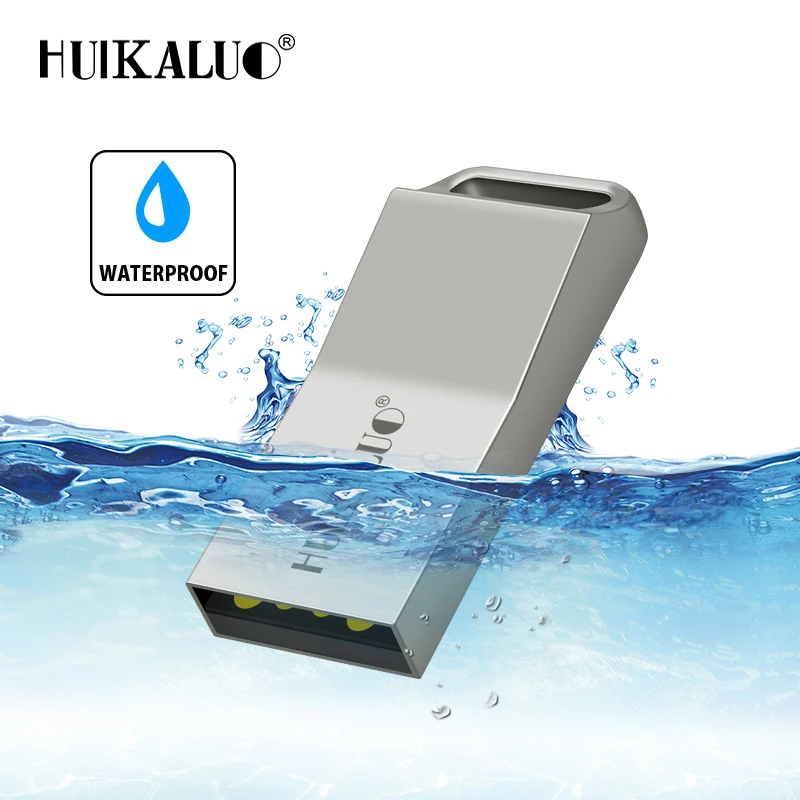 USB флеш накопитель Huikaluo из металлической стали memoria usb флешка 64 Гб com frete бесплатно