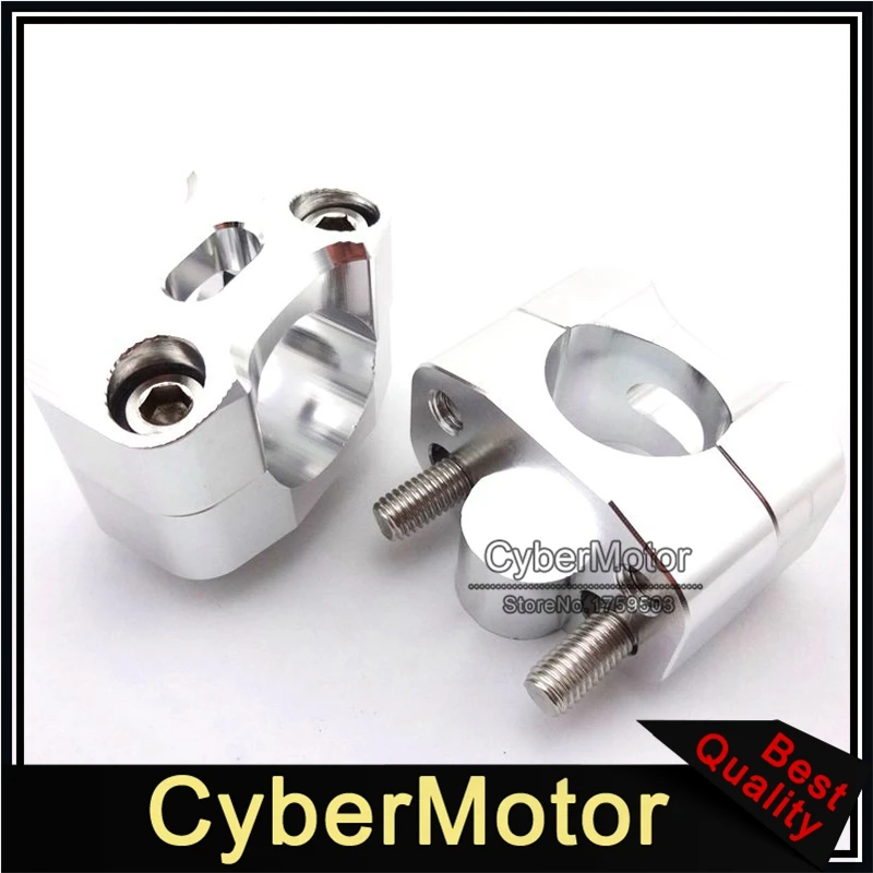 Алюминиевый зажим для руля CNC переходник конический толстых рулей 1 1/8 дюйма 28 мм