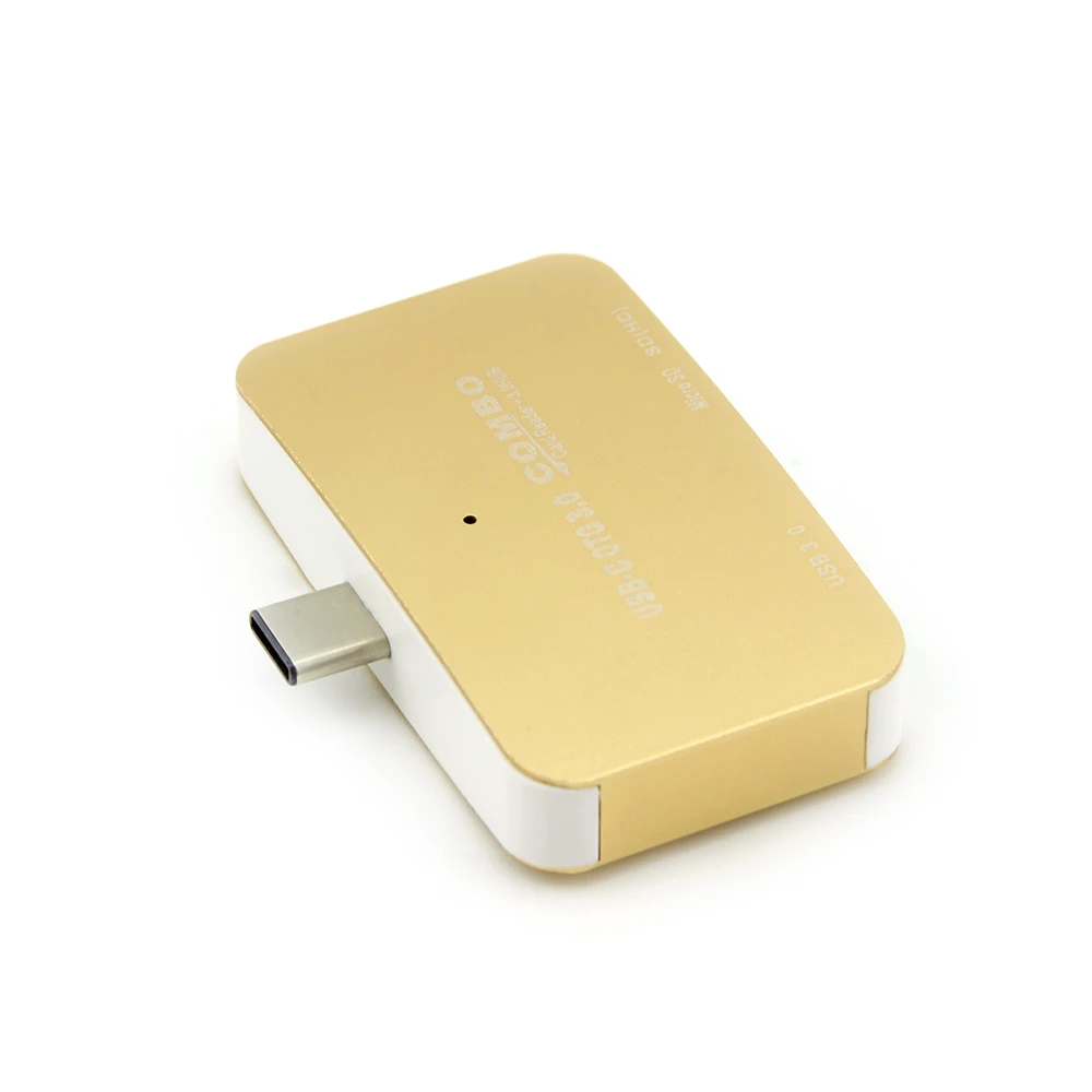 CHYI 3 в 1 USB Type C концентратор OTG USB3.0 с устройство для чтения карт SD TF сплиттер адаптер