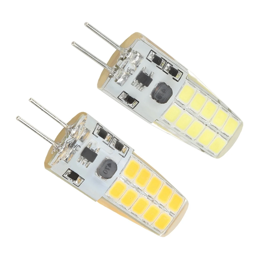 Светодиодная лампа G4 Crystal 3W COB Corn Silicone SMD2835 AC/DC12V LED Lamp|Светодиодные лампы и трубки| |