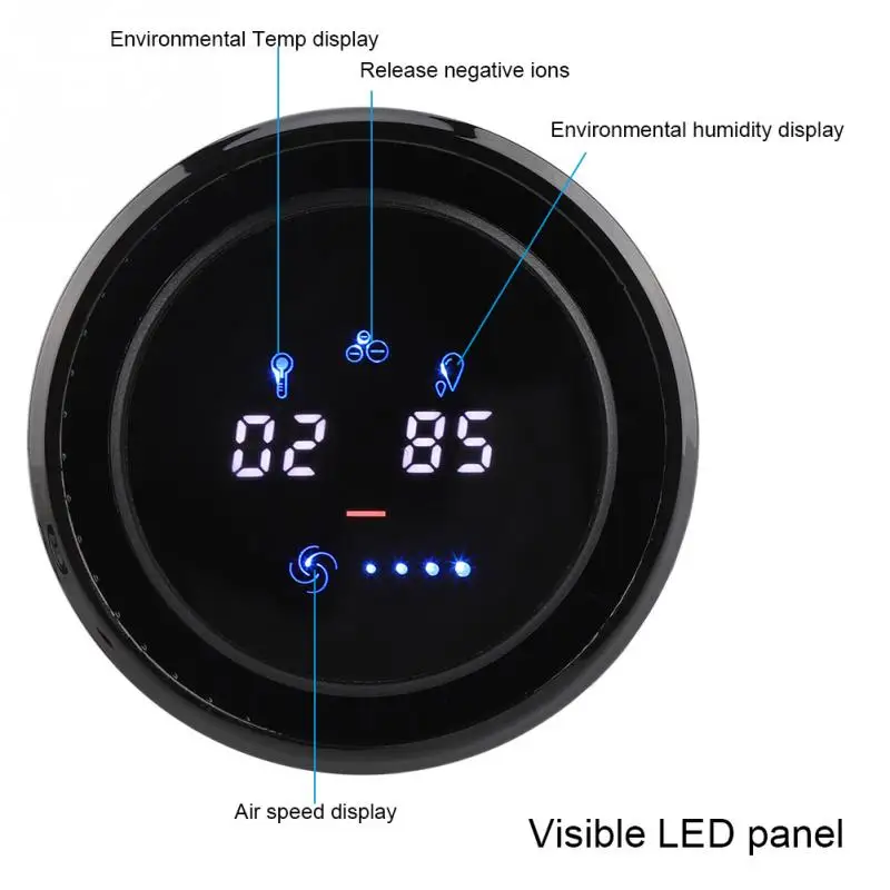 Портативный настольный очиститель воздуха USB для автомобиля фильтр стерилизации
