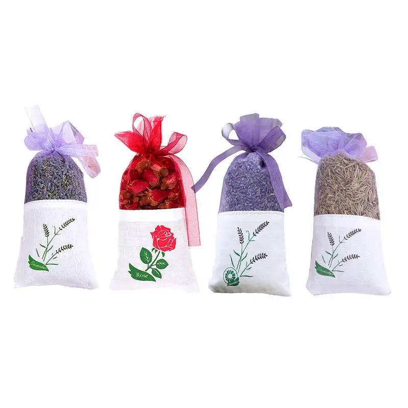 Natural Lavender Rose Bud Dried Flower Stamen Sachet Car Wardrobe Deodorant Lasting Mosquito Repellent Vanilla Carnation | Дом и сад