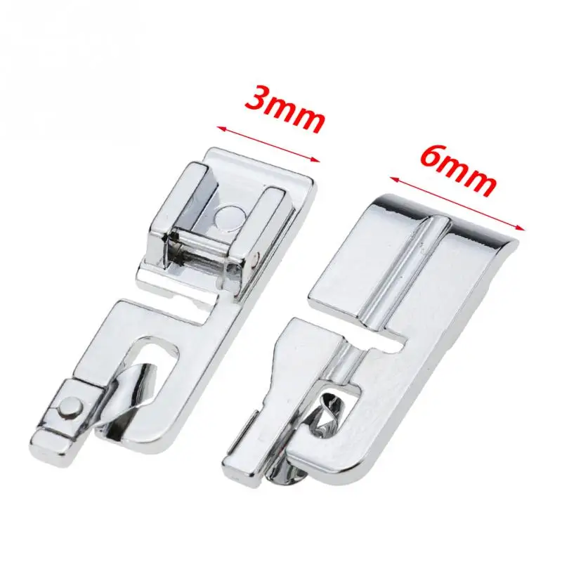 1 шт Свернутый Край ноги для Brother Janome Певица серебряный цвет Бернет швейная машина