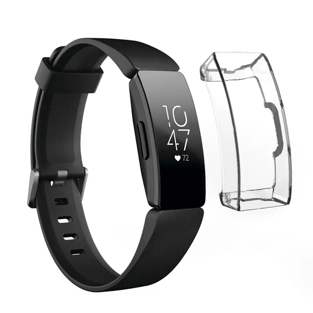 Часы защитный чехол Крышка Для Fitbit Inspire HR фитнес трекер ТПУ Гальванических