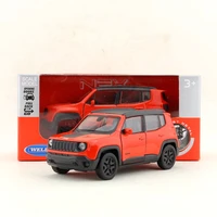 welly diecast metal model136 scalejeep renegade trailhawk suv sport toy carpull back educational collectiongift for kid