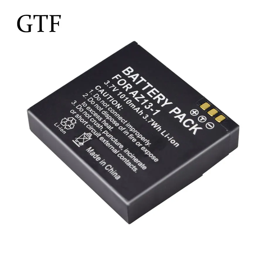 AZ13-1 аккумулятор 3 7 V 1010mah Замена аккумулятора для Xiaomi Yi Sport Action Camera AZ13 AZ16-2 DV Cam Accessories