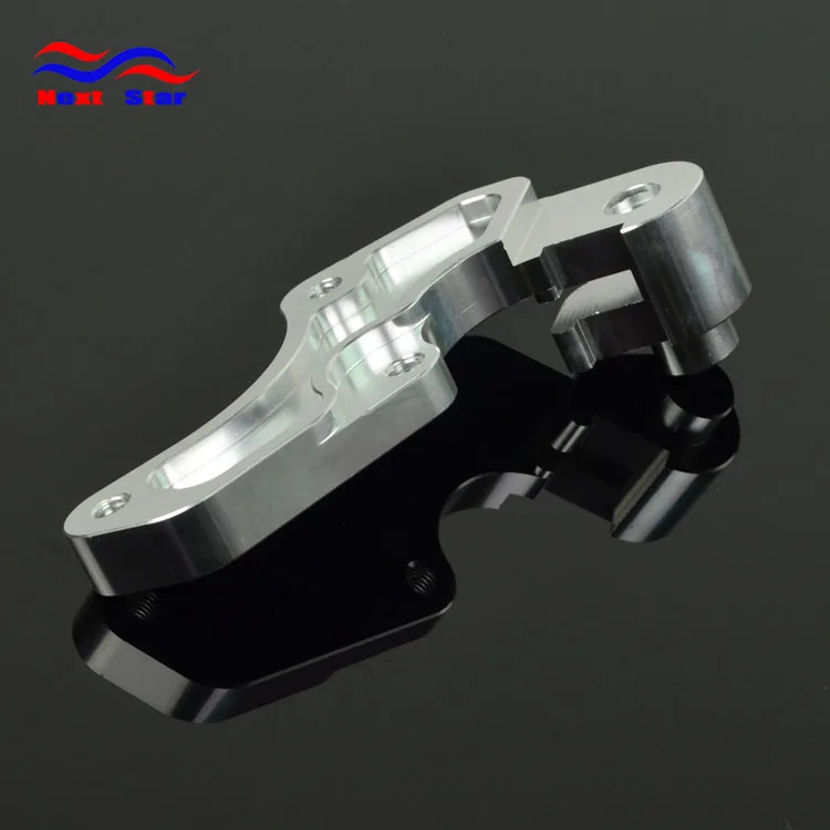 Мотоцикл CNC серебряный адаптер кронштейн для HONDA CR CRF CR125 CR250 CRF250R CRF250X CRF450X