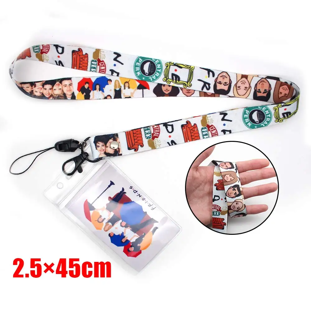 Ремешки на шею для мобильного телефона Friends брелока пропуска USB бейдж держатель