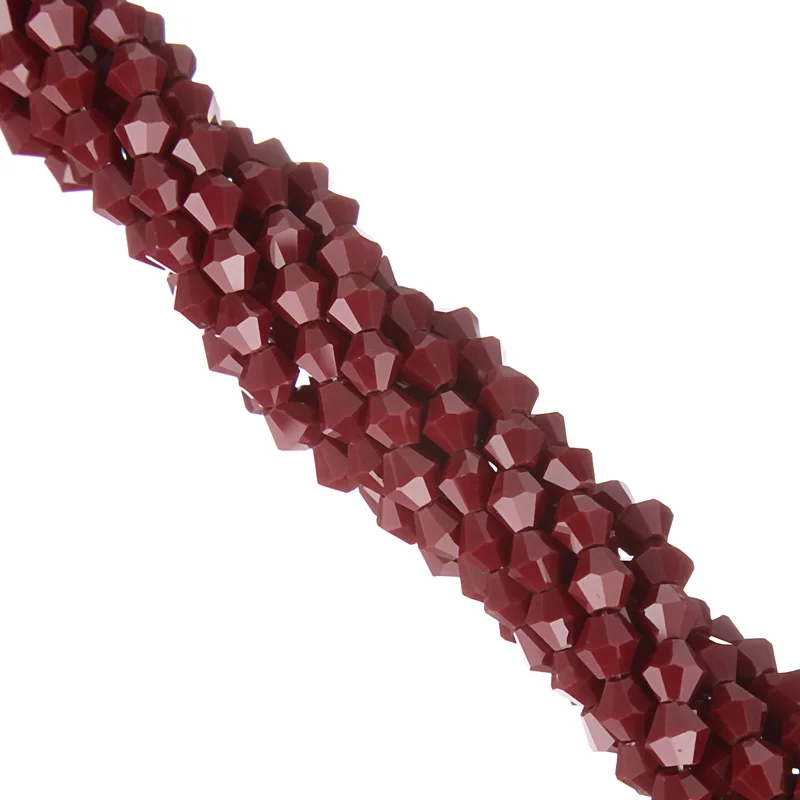 LNRRABC About 4mm 110ps Crystal Glass Beads DIY Jewelry Making Spacer Czech Loose Rondelle Charm Necklace | Украшения и