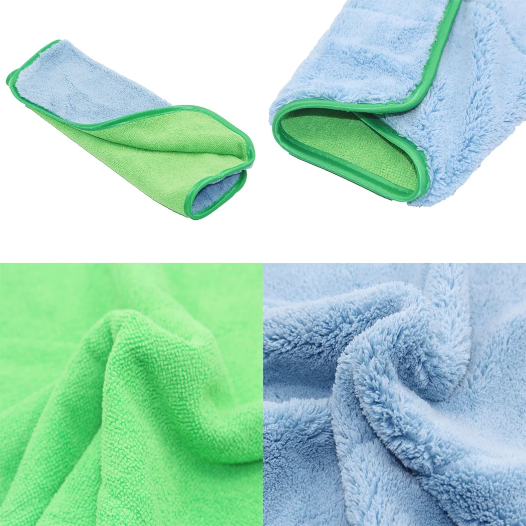 Car Care Polishing Wash Towels Plush Microfiber Washing Drying Towel Strong Thick Polyester Fiber Cleaning Cloth | Дом и сад