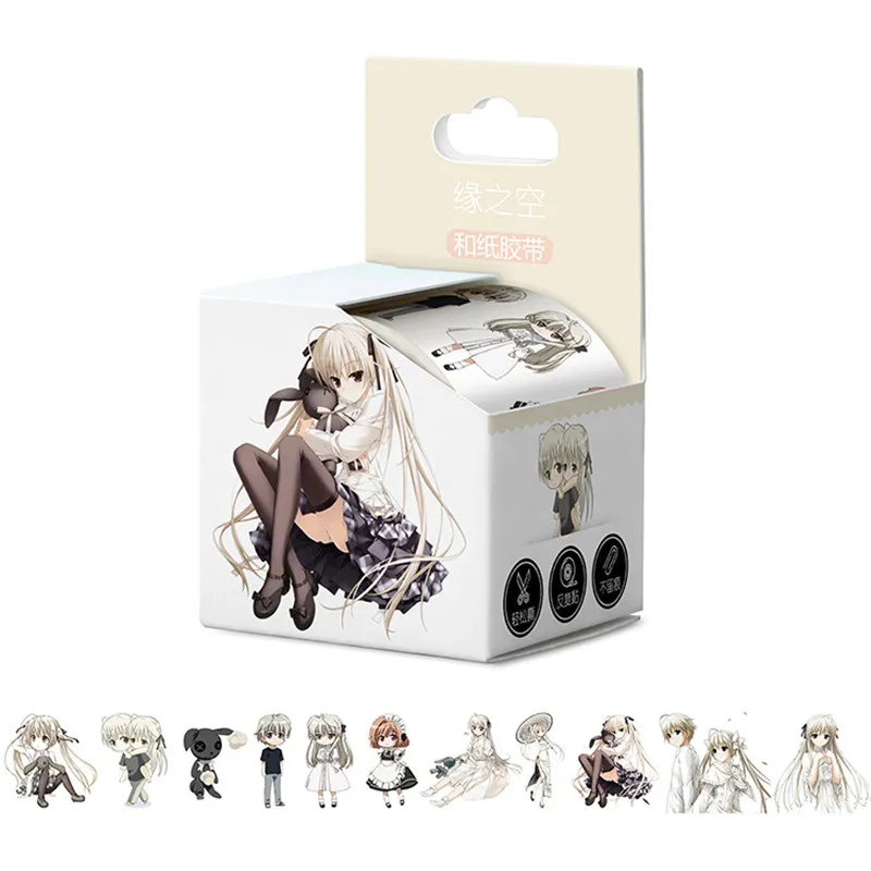 

10 boxes/lot Anime Yosuga no Sora Tape TOY Washi Tape Paper Hand account sticker 40mm x 5m