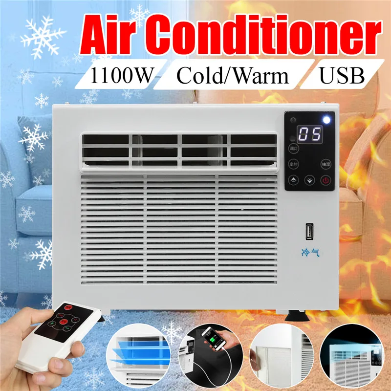 1100W Настольный воздухокондиционер 220V/AC таймер на 24 часа машина для изготовления
