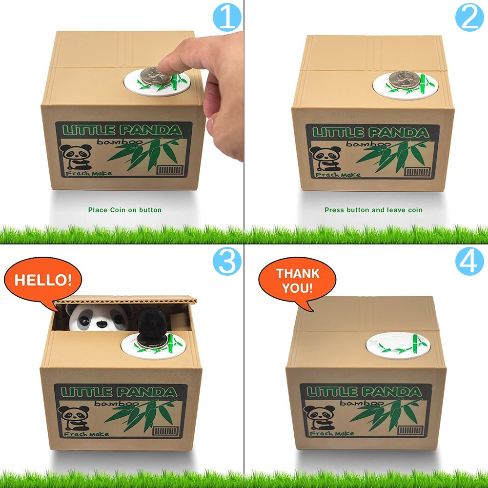 Копилка свинья сейф копилка для денег поросенок Панда вор Cat Money коробки игрушки s