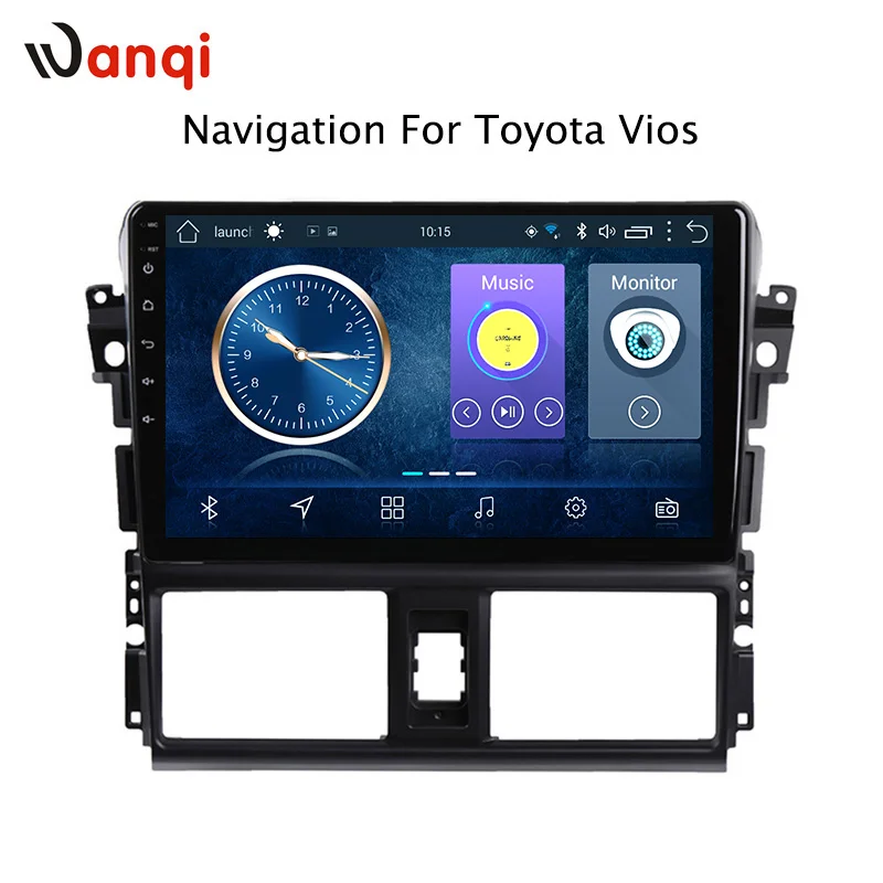 10 1 дюймовый Android 8 автомобильный DVD GPS для Toyota vios 2014 2016 навигационная система