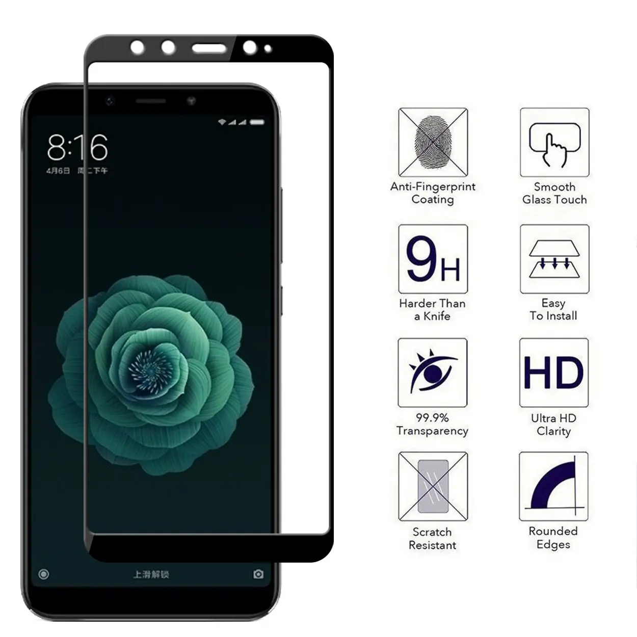 Защитная пленка MUSTTRUE из закаленного стекла для Xiaomi Redmi mi 8 x 2 Red Note 6 Pro Note7 Pocophone F1 |