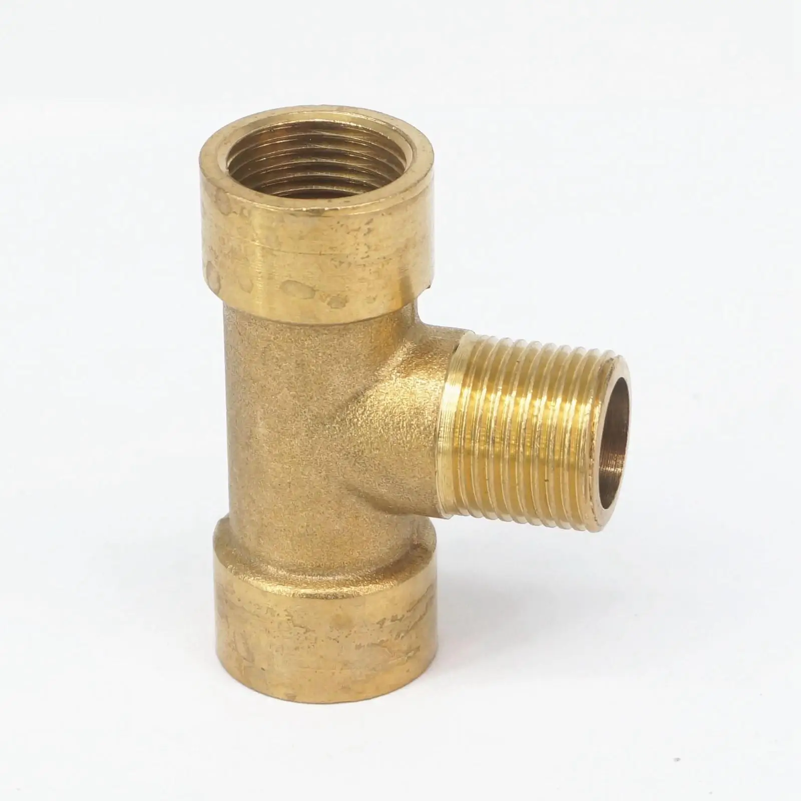 3/8 &quotBSP Female Male тройник 3 ходовой латунный сплиттер труба фитинг вода газ масло 8