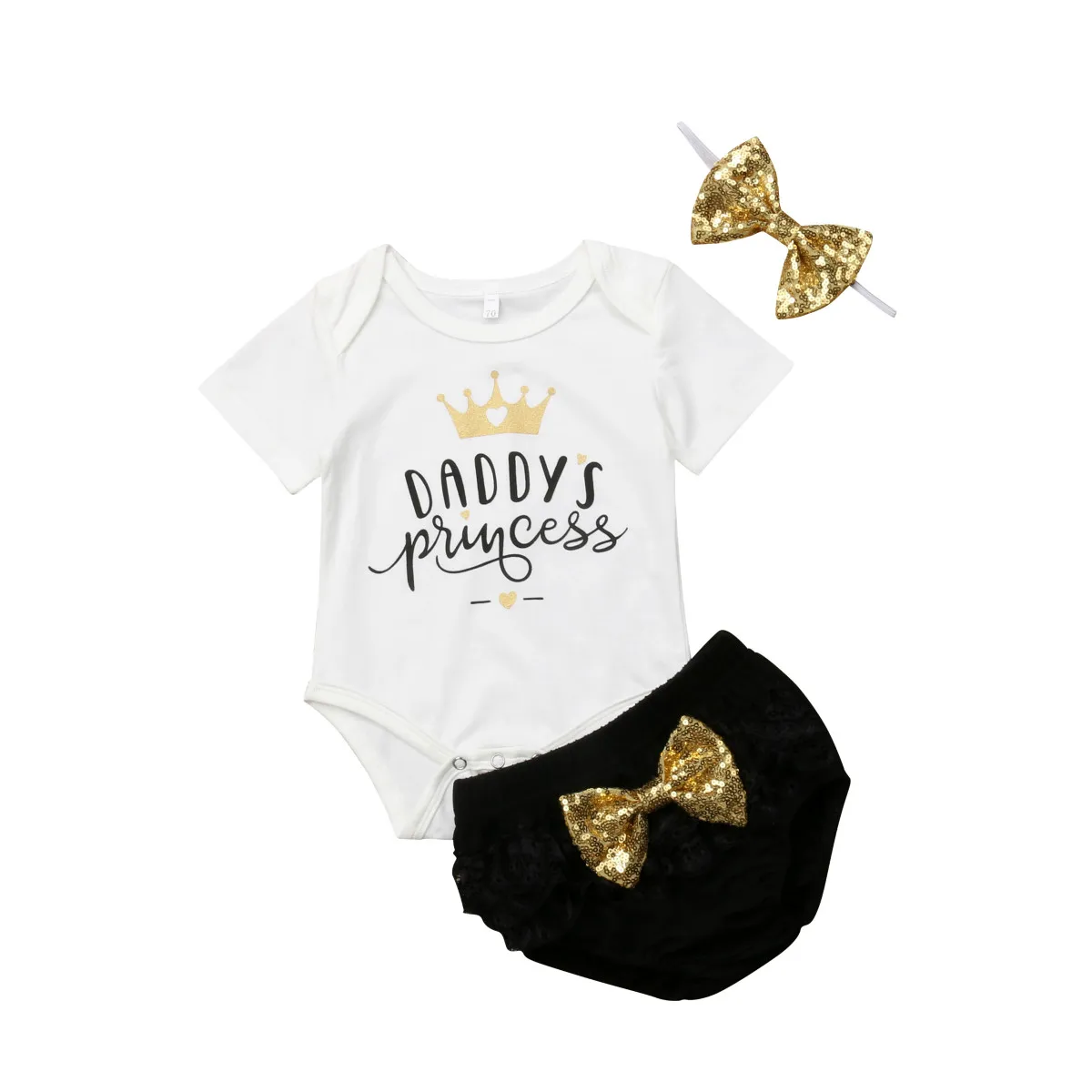 3 шт. Emmababy 2019 новый бренд Папина принцесса Новорожденные Девочки Боди тюлевые