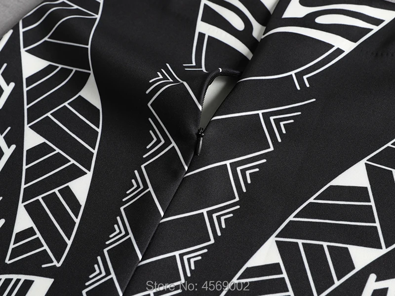 Printed Skirts For Women 2019 High Waist pencil Black Casual Empire Elegant Chinese style | Женская одежда