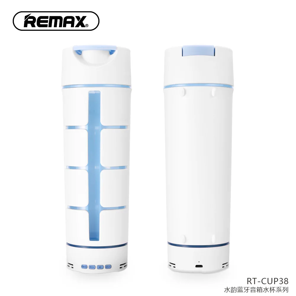 Bluetooth колонка Remax креативная чашка с модным микрофоном подставка для селфи 3 в 1