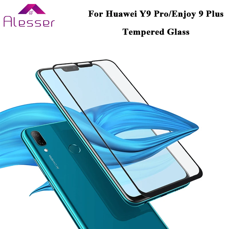 Алессер для Huawei Y9 Pro Премиум Закаленное стекло пленка защитная стальная Enjoy 9 Plus