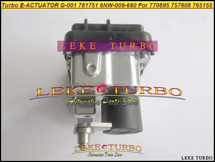 Turbo ELECTRONIC BOOST ACTUATOR G-001 G001 781751 6НВ 009660 6НВ-009-660 Для 770895 -5007S 757608 765155 777318 764809
