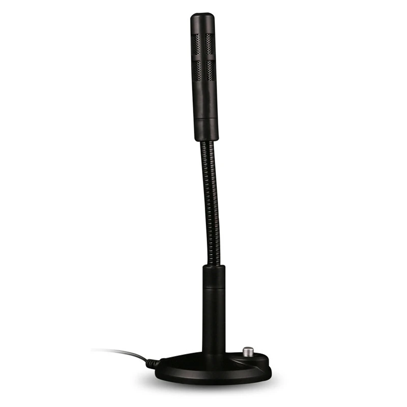 LEORY профессиональный настольный микрофон гибкий 3 5 мм стерео конденсатор гусиная