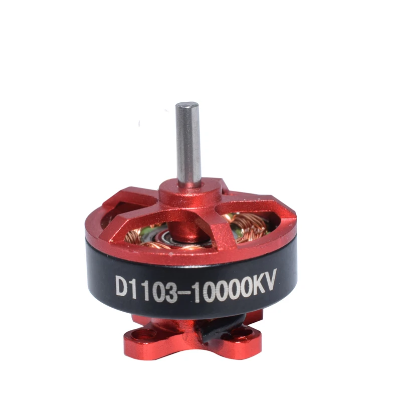 4 шт. бесщеточный двигатель RC D1103 1103 10000KV 1 3S для Whoop FPV Racing Drone модели Мультикоптер
