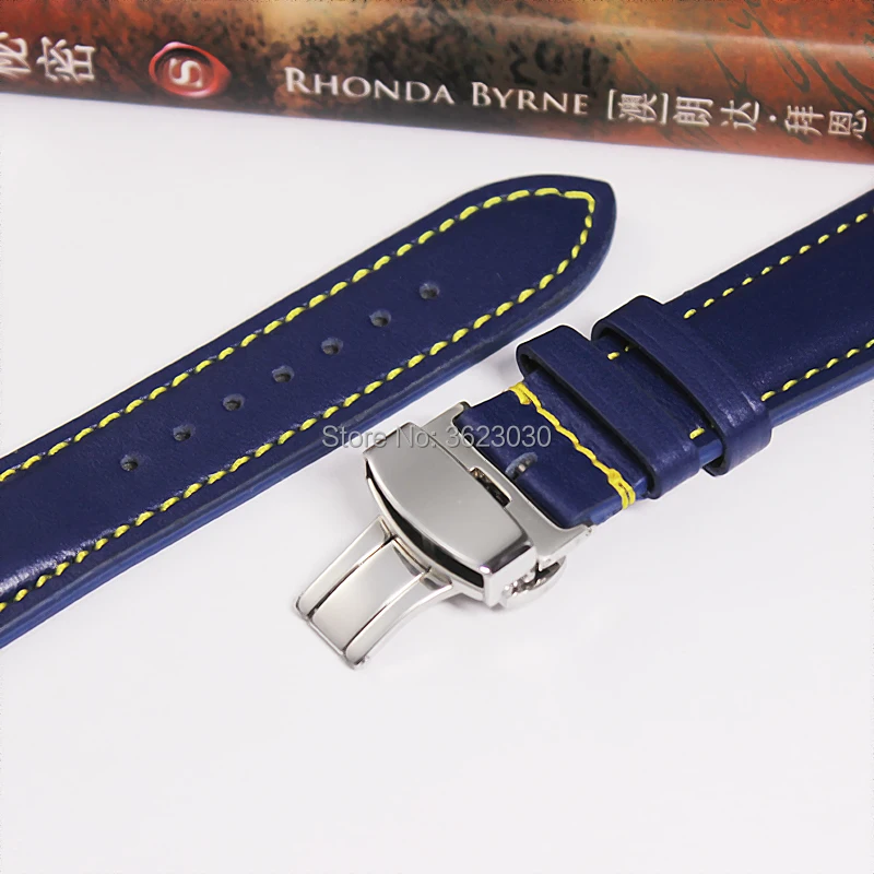 Ремешок для часов из натуральной кожи CITIZEN Air Eagle blue angel AT8020 JY8078 мужской ремешок 23