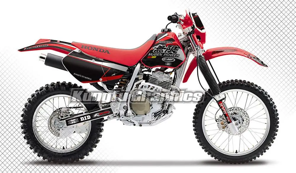 И рисунком кунг фу Графика мотоцикл декоративный комплект наклейка для Honda XR 250R