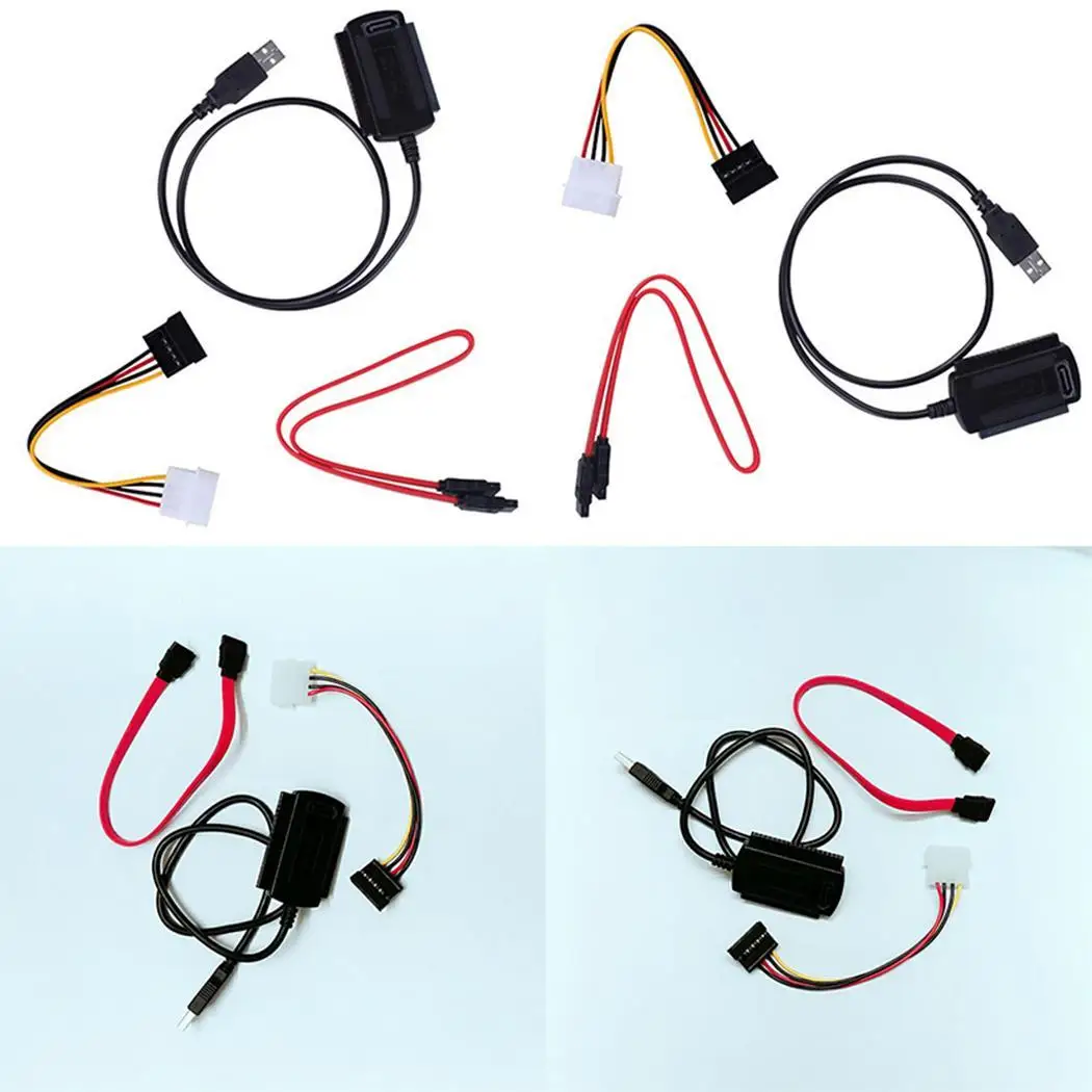 USB к IDE SATA кабель компьютер жесткий как изображение диск 30 см/11 8 дюйма адаптер 17 5