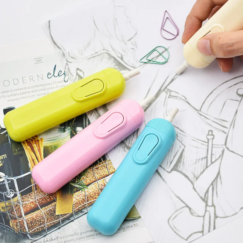 1 шт. креативные Электрические Резиновые Милые резинки Kawaii автоматические
