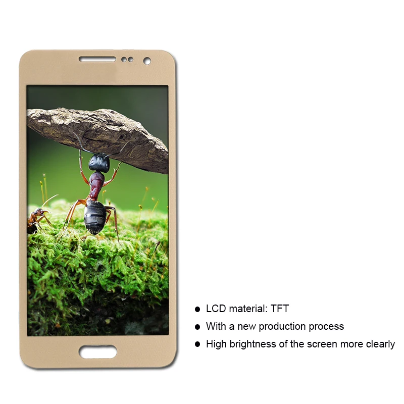 Дисплей для Samsung Galaxy A3 A300 LCD A300F A300FU A300G A300HQ A300M A300YZ сенсорный экран с дигитайзером в