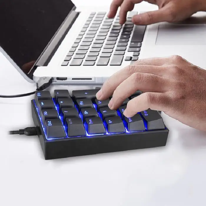 Motospeed K23 USB Проводная цифровая механическая клавиатура с переключателем коробки
