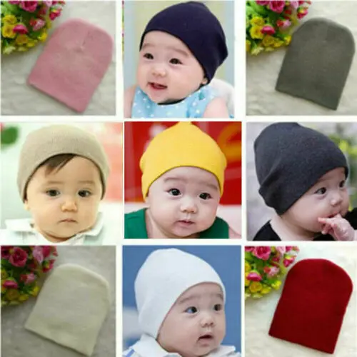 Infant Toddle Newborn Baby Knotted Hat Boys Girls Soft Cotton Cap Beanie | Детская одежда и обувь