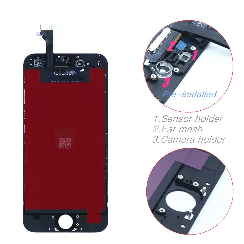 ЖК дисплей JINKINGKING для iPhone 6 6G сменный с сенсорным дигитайзером 6S 7 8