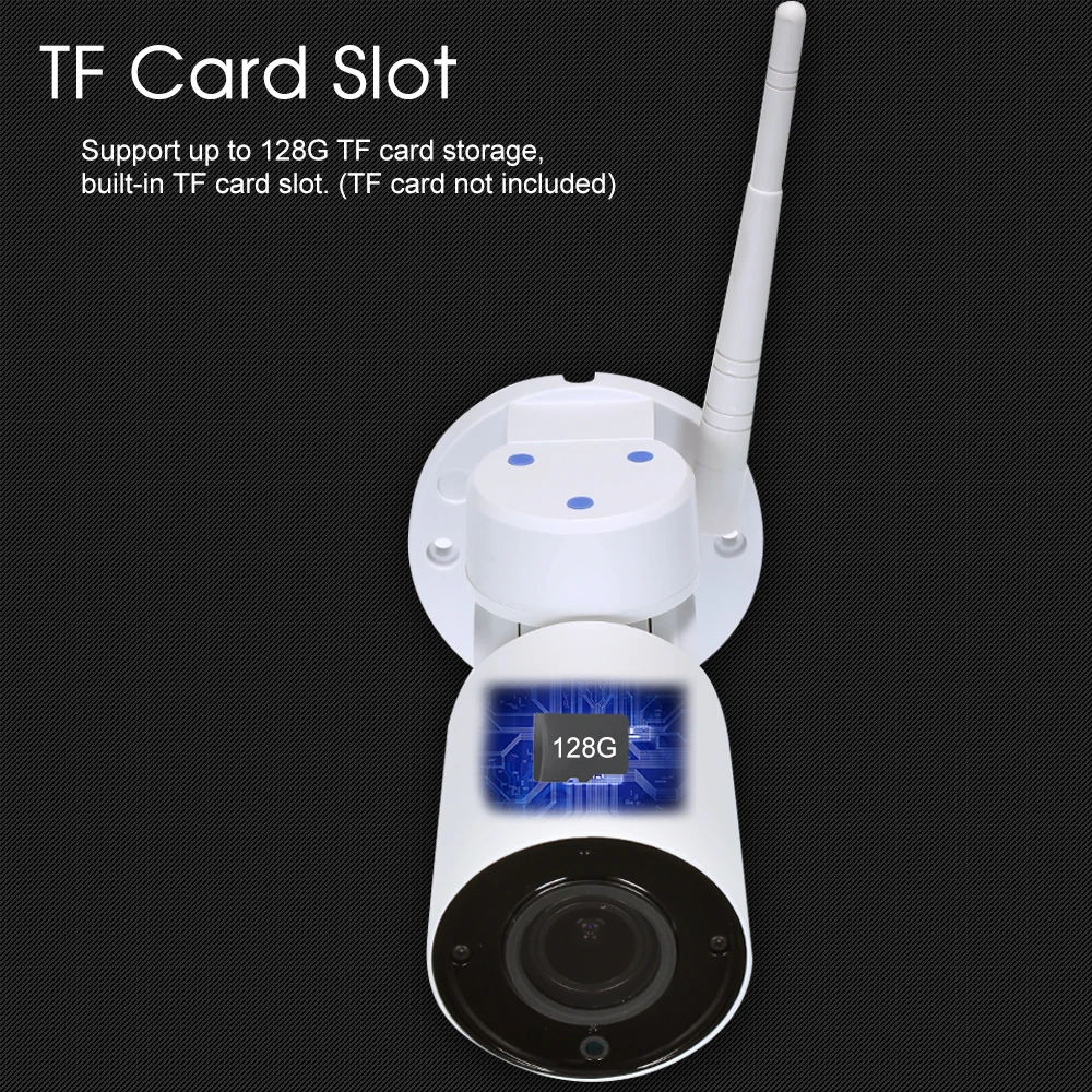 1080P HD Bullet WIFI камера PTZ наружная Всепогодная Беспроводная ip 2.0MP 3 6 мм шт. ИК