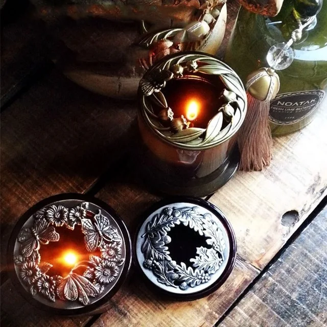 Aromatherapy Candles Gather Hot Metal Cover Heat-resistant Anti Wall Wax Zinc Alloy Inside And Outside The Smart | Дом и сад