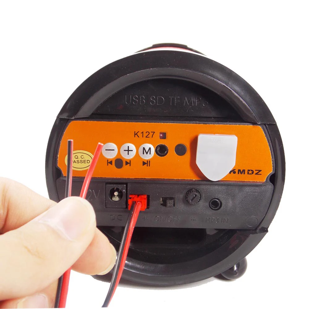Мотоцикл Bluetooth музыкальный динамик 4 дюймовый скутер mp3 плеер мотоцикл USD/TF