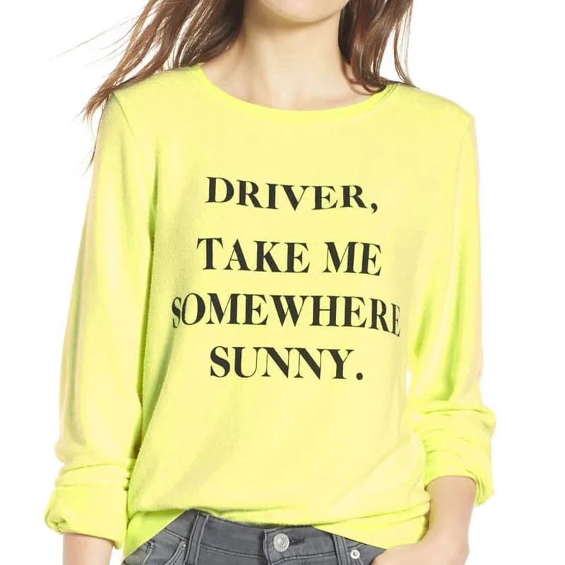 Повседневный женский теплый пуловер с круглым вырезом топы буквенным принтом